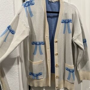 Bow Cardigan